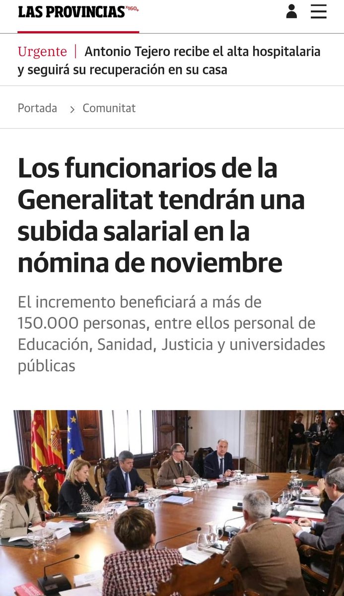 "Los funcionarios de la Generalitat cobrarán en noviembre la subida salarial del 0.5% que se les debe desde enero de 2024" sería la redacción adecuada del titular.
