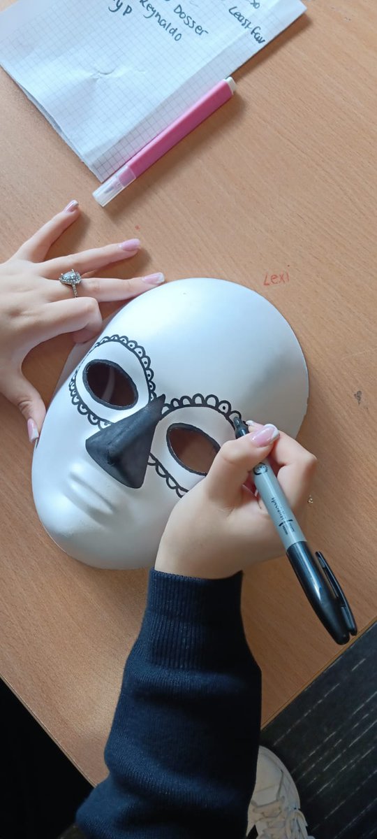 ASM_Limerick's tweet photo. The students involved in #ASM's Fun Club got in on the #CreativityWeek action, designing and making their own Halloween masks! https://t.co/D2UMjRgoU1