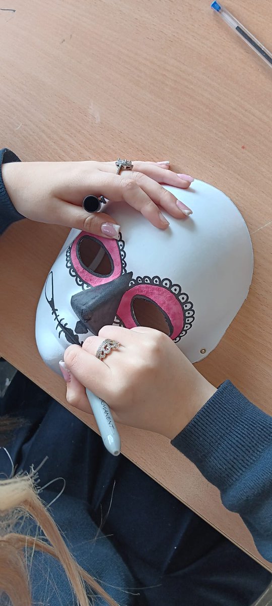 ASM_Limerick's tweet photo. The students involved in #ASM's Fun Club got in on the #CreativityWeek action, designing and making their own Halloween masks! https://t.co/D2UMjRgoU1