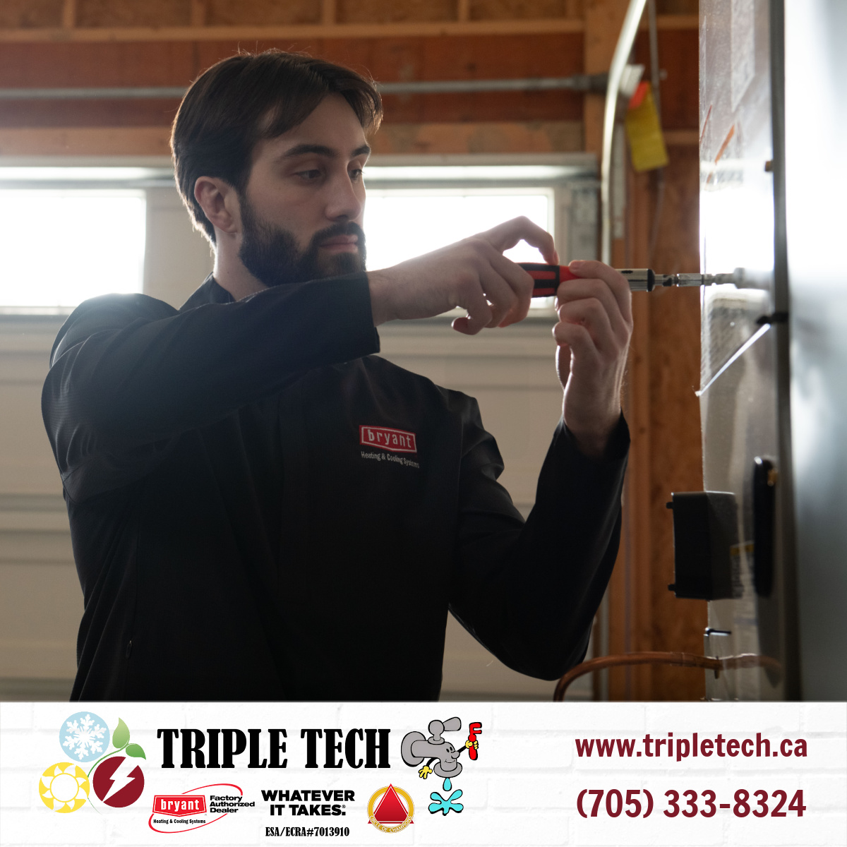 TripleTech4U's tweet image. Your heating system should be working hard, not you. A simple fall tune-up can improve efficiency, extend the life of your system, and prevent emergency breakdowns.

Book now: 705-333-8324

#EfficiencyMatters #TripleTechTips #FurnaceCheckup