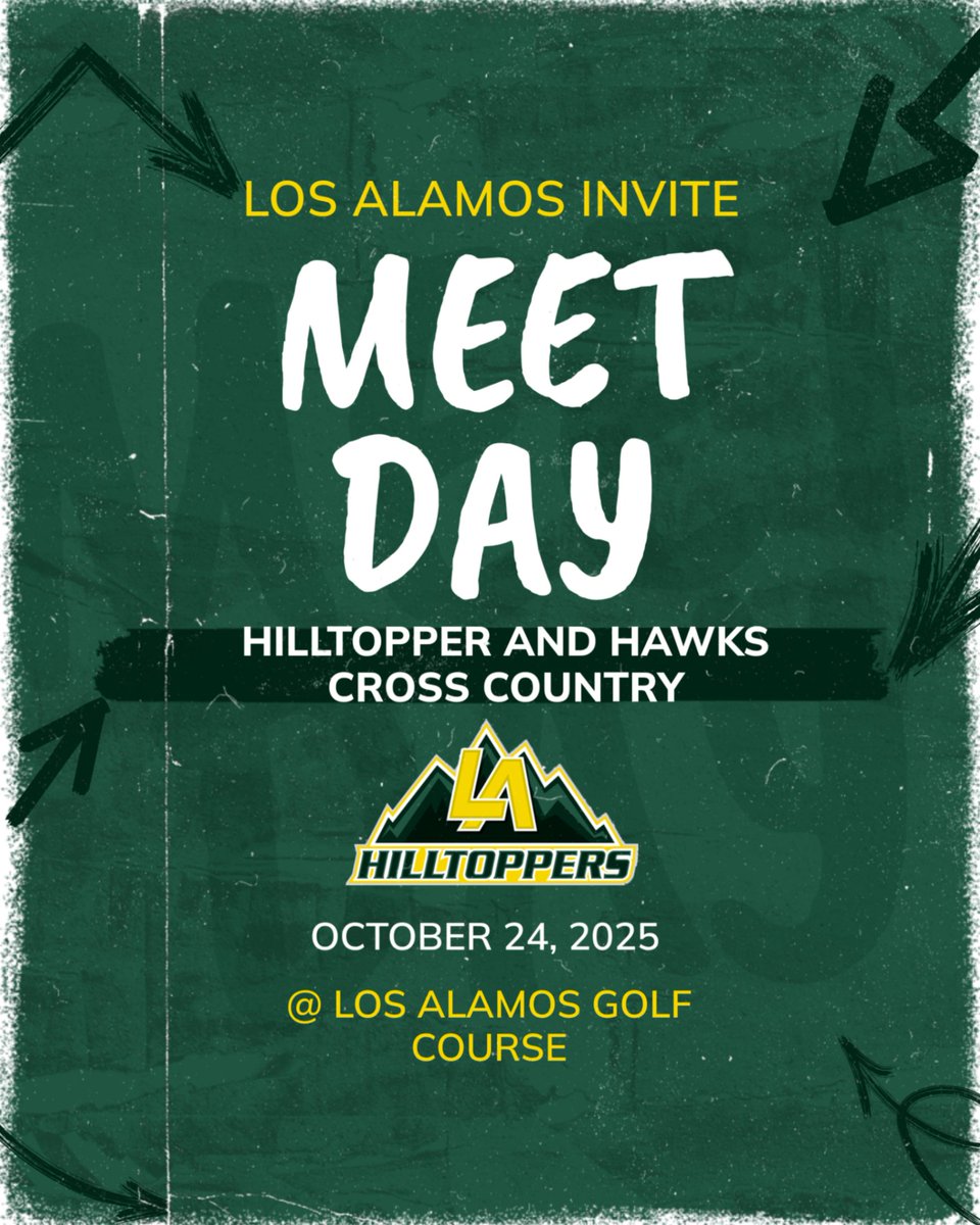 Good luck to both our High School and Middle School Cross Country teams competing in the Los Alamos invite today! Come cheer on our Toppers at the golf course!