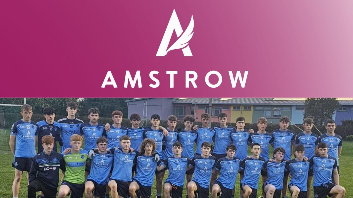 We were delighted to recently celebrate the <a href="/StColmcillesGAA/">St Colmcilles GAA</a> Boys historic Minor Championship success at Divisions 1 &amp; 3.Very proud to have been jersey sponsor for division 3 squad.

A huge congrats to the players, coaches, and everyone involved. 

#Amstrow #CommunitySupport #GAA