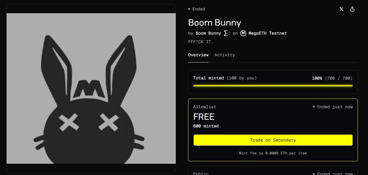 Sold out mfers 🐰🔫