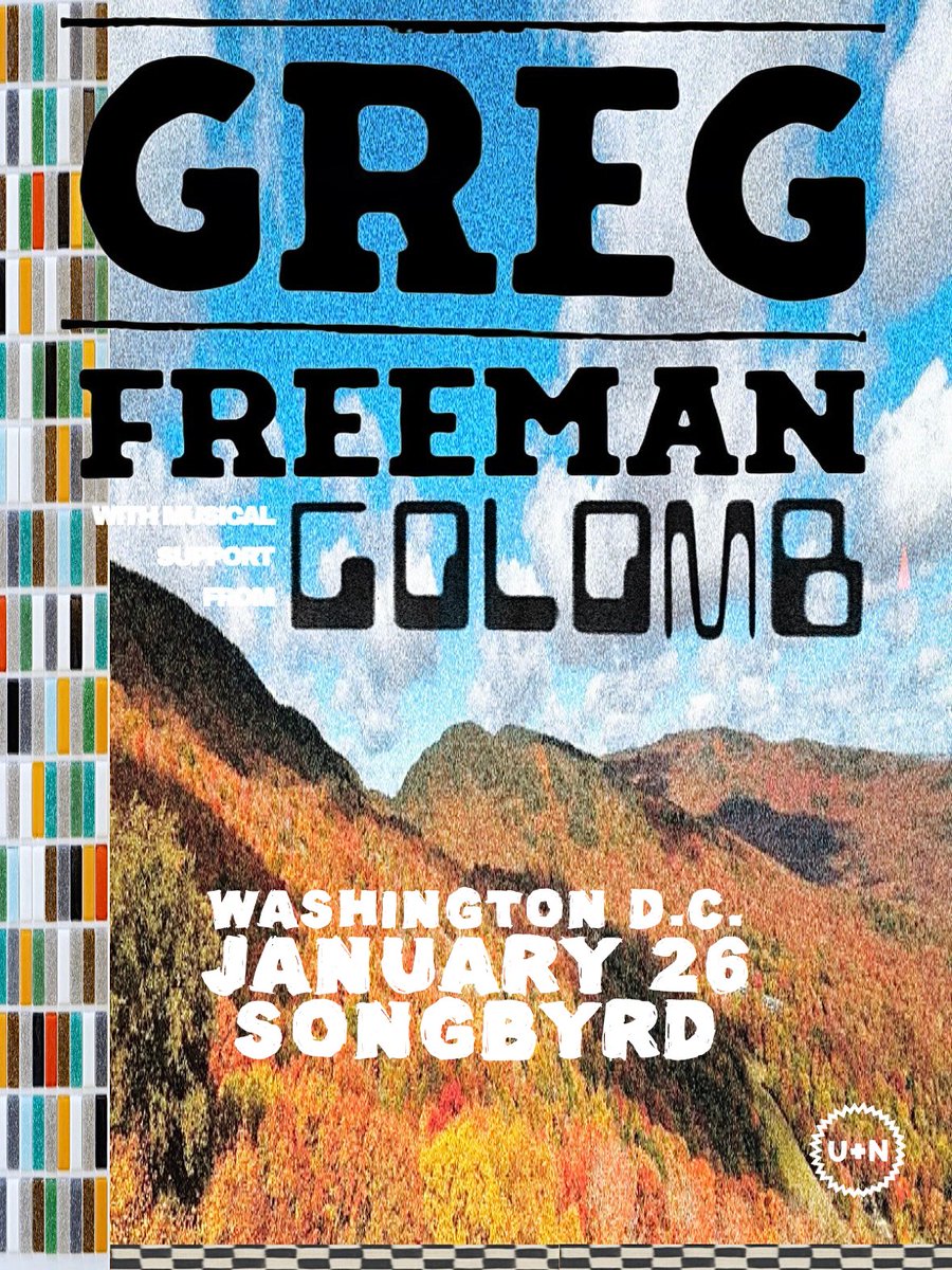 ON SALE NOW! Alt-country rock artist Greg Freeman headlines The Byrd 1/26! Songbyrd x Unregistered Nurse Booking (<a href="/unbooking/">U+N Booking</a>) Present!

TIX &gt;&gt; link.dice.fm/X02280deb58e