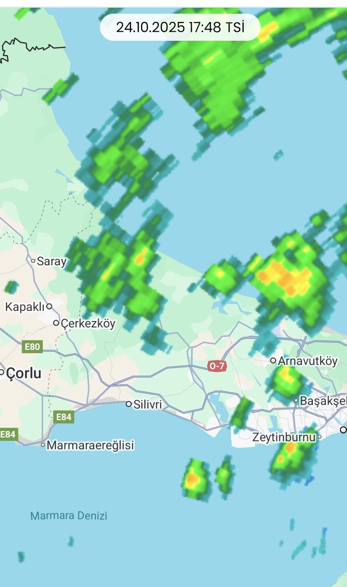 Bu akşam ve gece İstanbul ⛈️⛈️⛈️⛈️