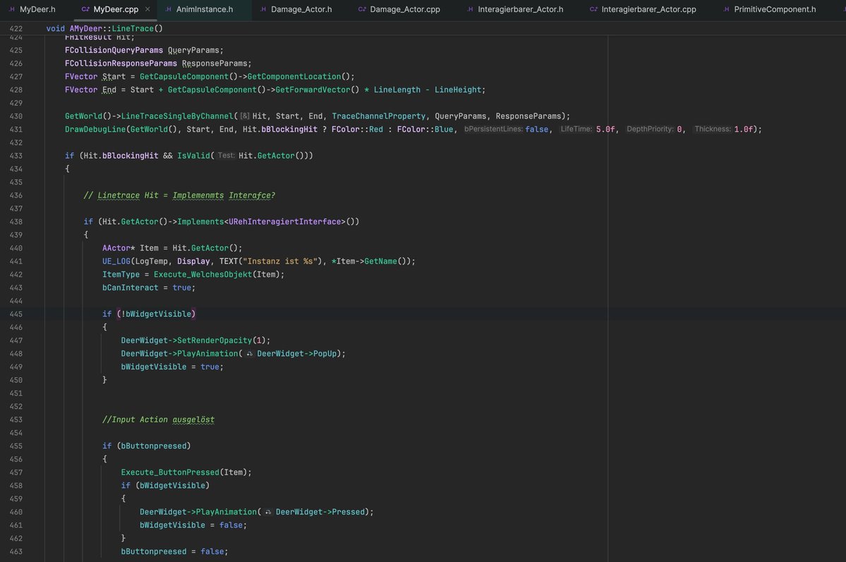 Bluehour_Games's tweet image. Today I finished transposing all my blueprint gameplay code so far into c++.
Took me „only“ ~6 months without prior coding experience.. And I have a surface level understanding of pointers now.
#gamedev #UnrealEngine #programming