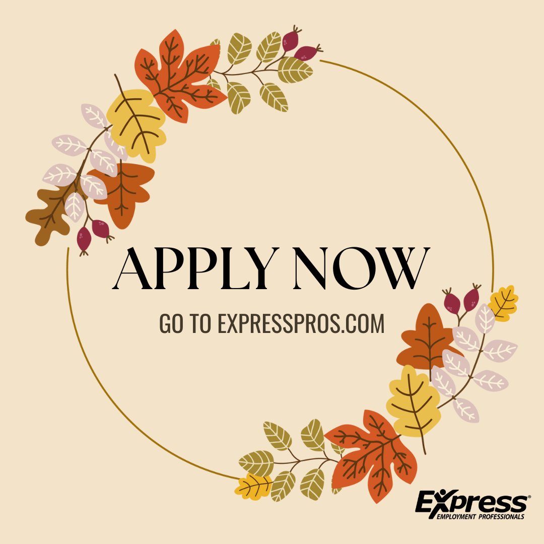 Apply with us at Expresspros.com or give our office a call at 662-323-4070. #jobseeker #applynow