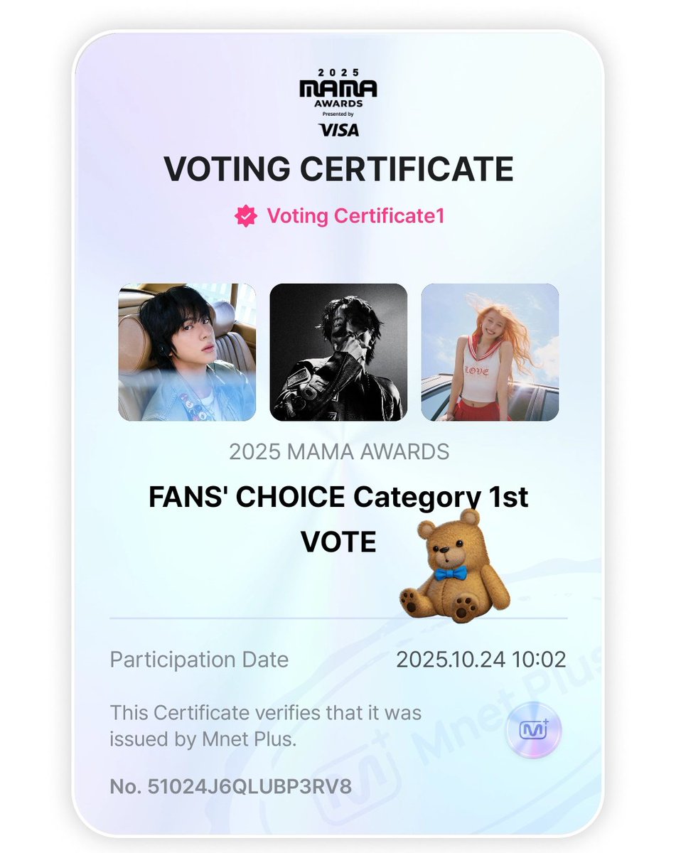 pjmIesviu's tweet photo. 🚨 YA DEJARON SUS VOTOS POR JIN Y JHOPE? 👇👀

VOTE FOR JIN ON MAMA
VOTE FOR J-HOPE ON MAMA
#MAMAAWARDS2025 https://t.co/rfm8Fj7WIY