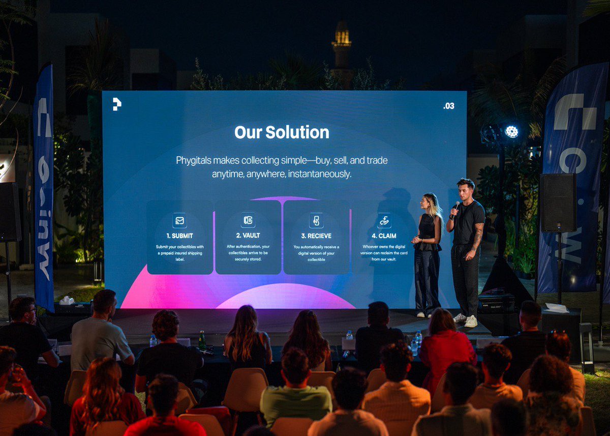 Exactly one year ago today I left my home in Canada to pitch Phygitals.

Our team was told in front of an audience that it would fail.

There was “no clear market or path to PMF”

We were a mix of upset and motivated because we knew it would work if we just stayed consistent and