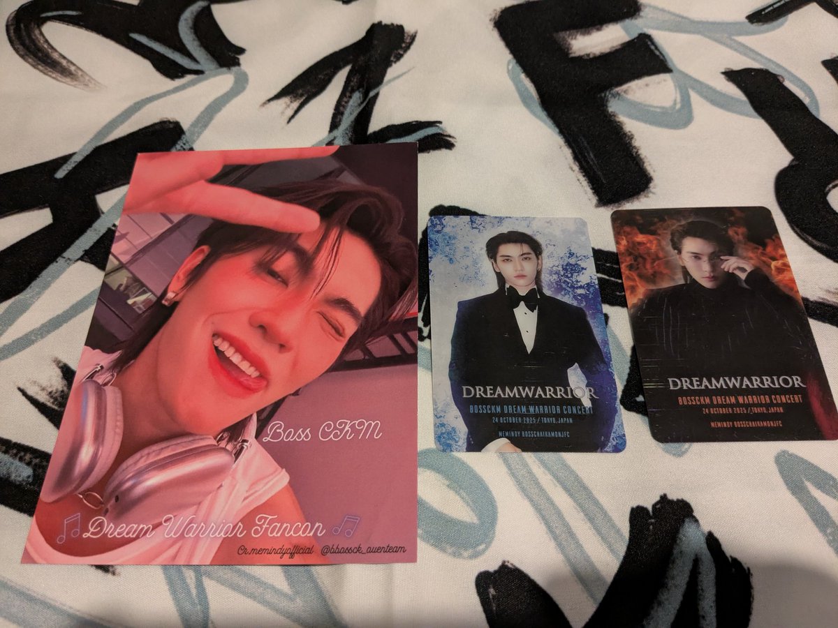 Boss CKM Dream Warrior Concert 直筆サインポスター Boss CKM Dream Warrior Concert 直筆サインポスター Boss CKM