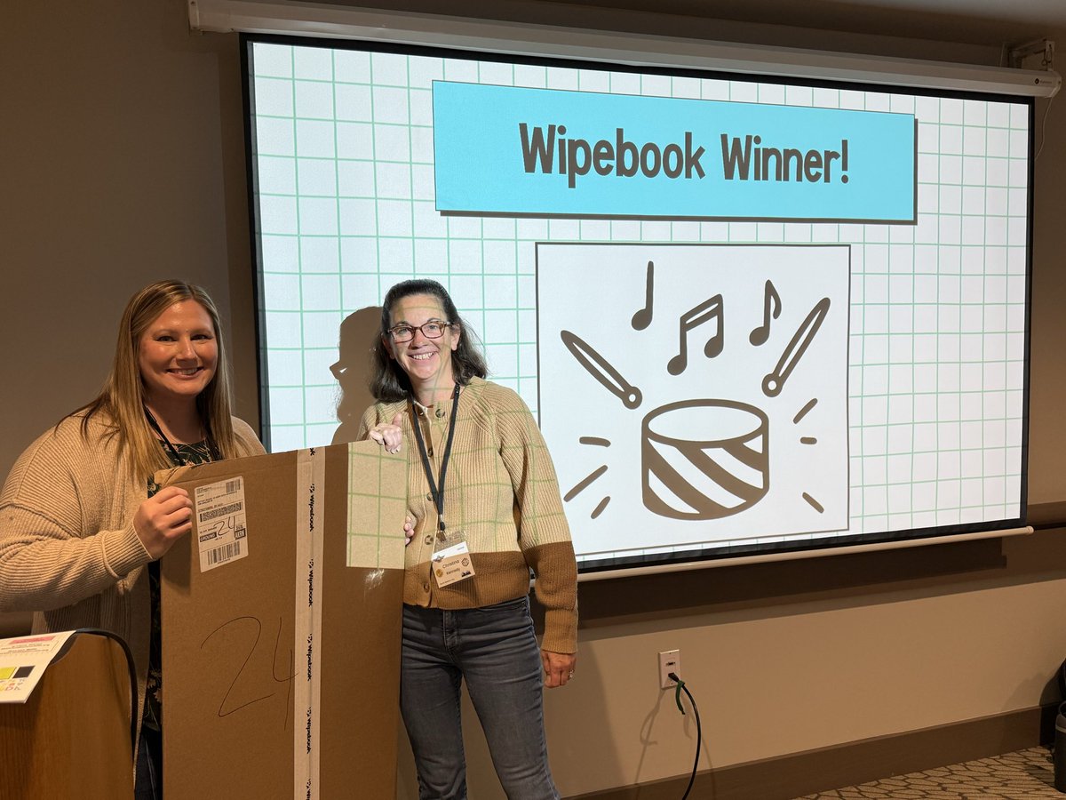 Thank you <a href="/wipebooks/">wipusername ebooks</a> for your generous donation for my presentation at the OCTM conference!! We have a winner!!! 🎉