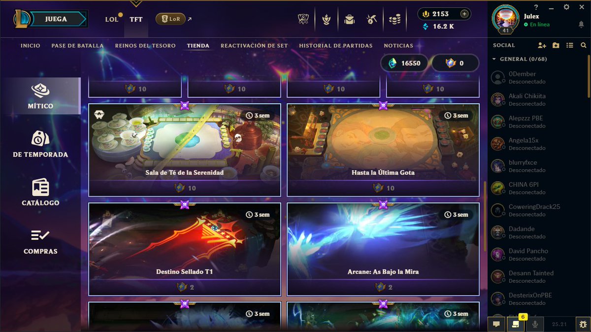 TFT Mythic Shop Update in November 5

-Chibi Arcane Commander Caitlyn, Undercity Vi and Firelight Ekko reruns confirmed
-Unbound Arcane Enemy Jinx and Vander Warwick reruns confirmed
-All of these with his signature booms
-Into the Arcane arena rerun also confirmed
-T1 Yone, his