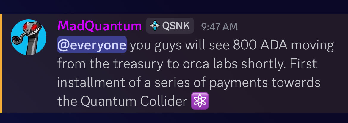 QuantumSnek's tweet image. One Quark at a time ⚛️

#QuantumCollider