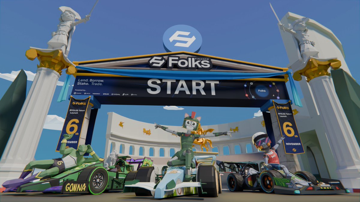rxelms's tweet image. 👾 🏎️ 1 million $NIKO giveaway, details below...  🕹️ 👾
🚀 🔥 Thank you to @FolksFinance for sponsoring the @MarcusFurrelius track!! It's an honour to be working with the leading DeFi protocol on #Algorand 🔥 ✨
 🚨 IYDK the $FOLKS token launches on the 6th November 🚨
✅…