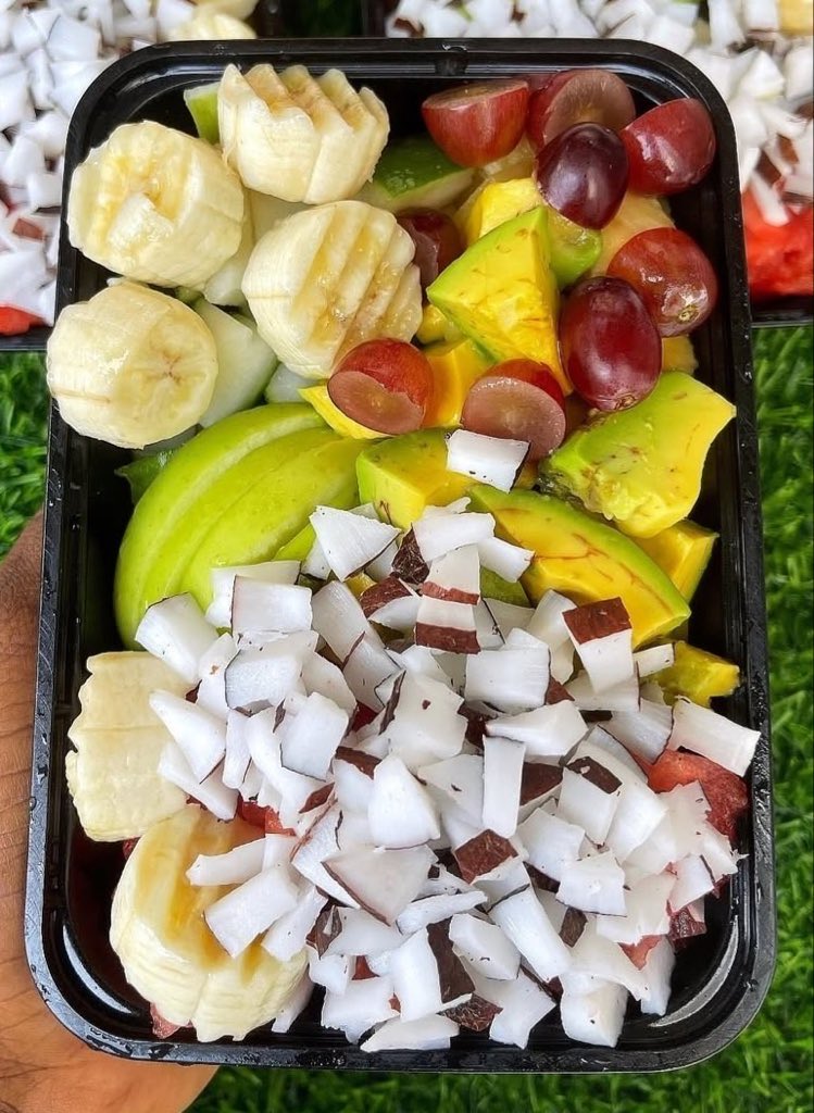 MasculineM7's tweet image. - Watermelon 🍉  = strong erection
- Pineapples 🍍= Good skin 
- Cucumber 🥒 = Good liver
- Apples 🍎 = good digestive health
- Bananas 🍌 = improves sex drive and healthy blood pressure
- Oranges 🍊 = boost the immune system with their high vitamin C content.
- Grapes 🍇 =…