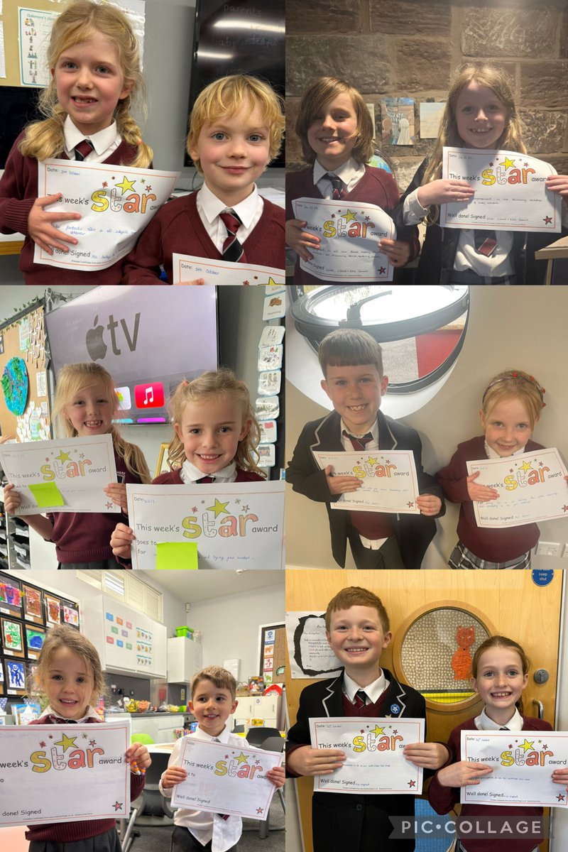 Well done to this week’s stars! 🌟