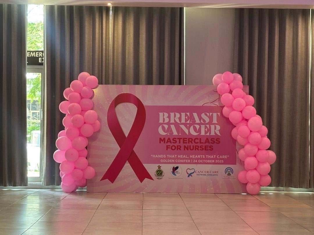 LancetLabsZW's tweet photo. Lancet Clinical Laboratories is proud to support the Cancer Care Network Zimbabwe Breast Cancer Masterclass for nurses &amp; frontline heroes — “Hands that Heal, Hearts that Care.”

Empowering those who care for our communities. 
#BreastCancerAwareness #HealthcareHeroes #LancetCares https://t.co/EJXMq4QD44