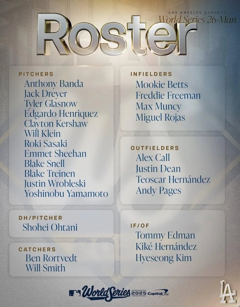 AlSonDeLaLVBP's tweet image. 🌟SERIE MUNDIAL🌟
                    LineUp 

#alsondelalvbp #azulejos #Dodgers