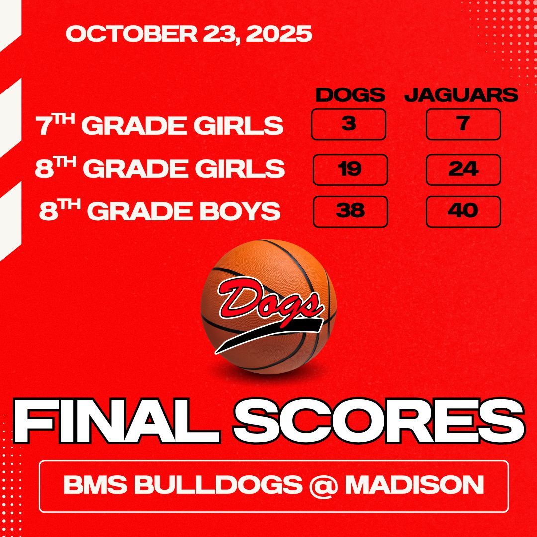 🏀 It was a hard-fought night on the court for our Bulldogs! All three teams played tough, with the boys’ game going into overtime. We’re proud of your effort and determination! 🐾