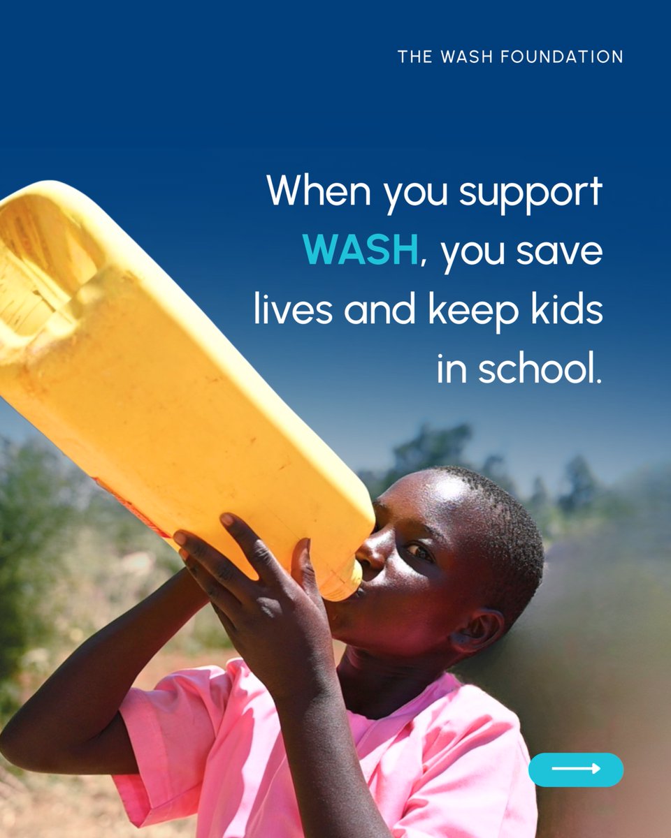 TheWASHFound's tweet image. Let’s move closer to a world where no child dies from preventable illness. #WASHforAll
Every gift saves lives. Click to donate today and help us reach every child: thewashfoundation.org/wash-in-uganda/