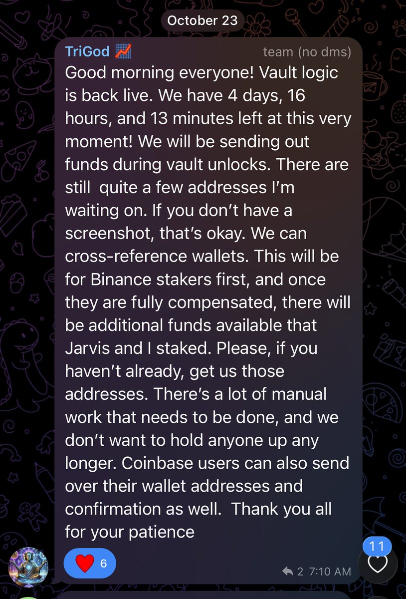 Latest update on Sprout by the developer Trigod 

After all user payments have been settled and resolved, <a href="/SproutStake/">SproutStake SCAM DEV Steven Malstrom</a> will be shutting down 

Expected payouts October 28th