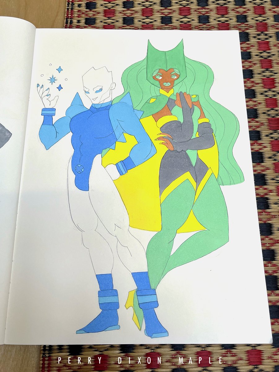 #XMen Shapes | Pencil And Marker (3/3)