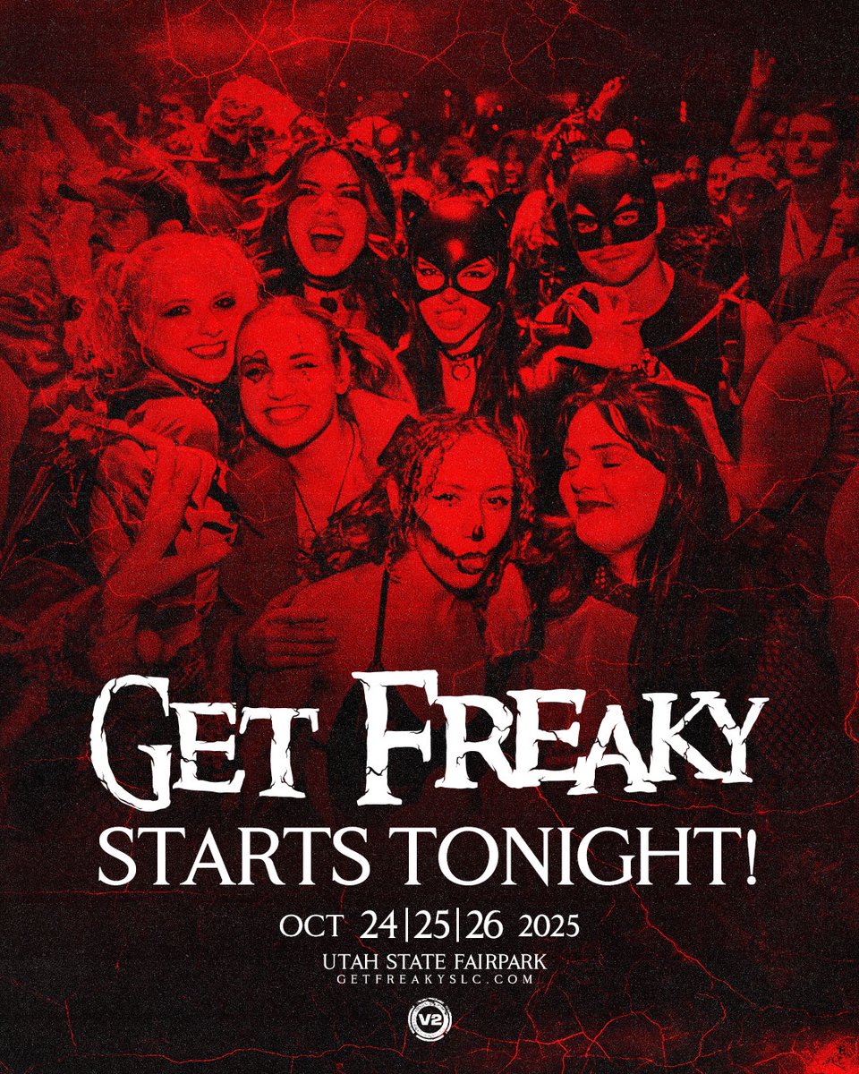 Night one is HERE. Salt Lake, let’s summon the energy. ⚡👹

Get Freaky TIckets x FAQ x Lockers →  getfreakyslc.com