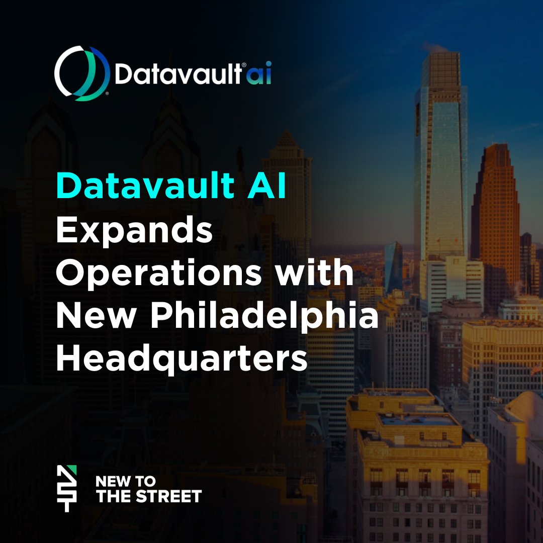 NewToTheStreet's tweet image. Datavault AI Expands with New Philadelphia Headquarters! 🚀
@Datavault_ai (NASDAQ: DVLT) relocates its global HQ to Philadelphia, expanding its AI & Quantum Centers and advisory board to drive innovation and growth.  @vincemedia1 
📍 Center for AI and Quantum Computing…