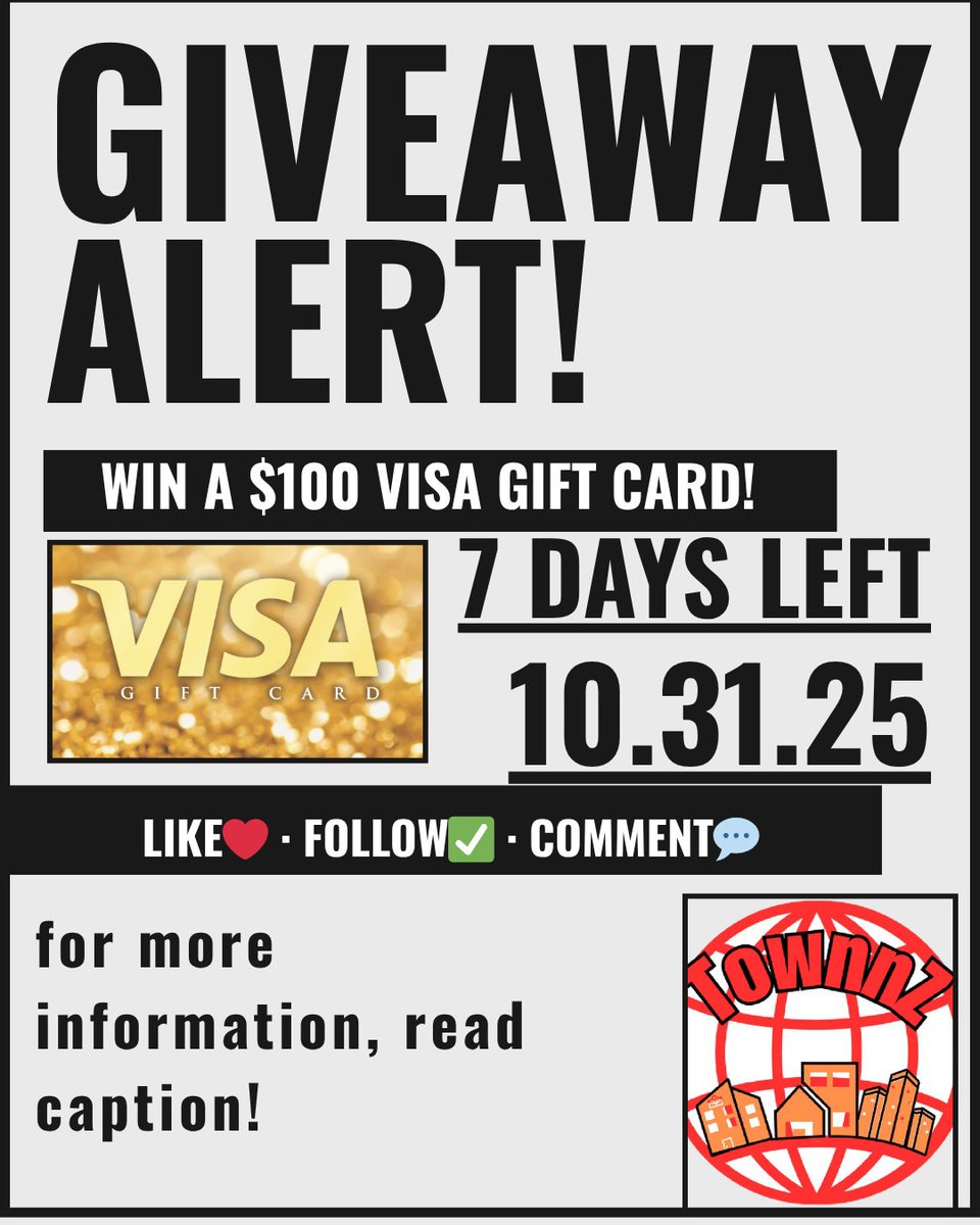ONLY 7 DAYS LEFT TO ENTER THE GIVE AWAY!!!! DON'T WAIT!! 
TO ENTER:
-like❤️
-Follow✅
-Comment💬 "Giveaway" 
(Extra entries, tag 3 friends)