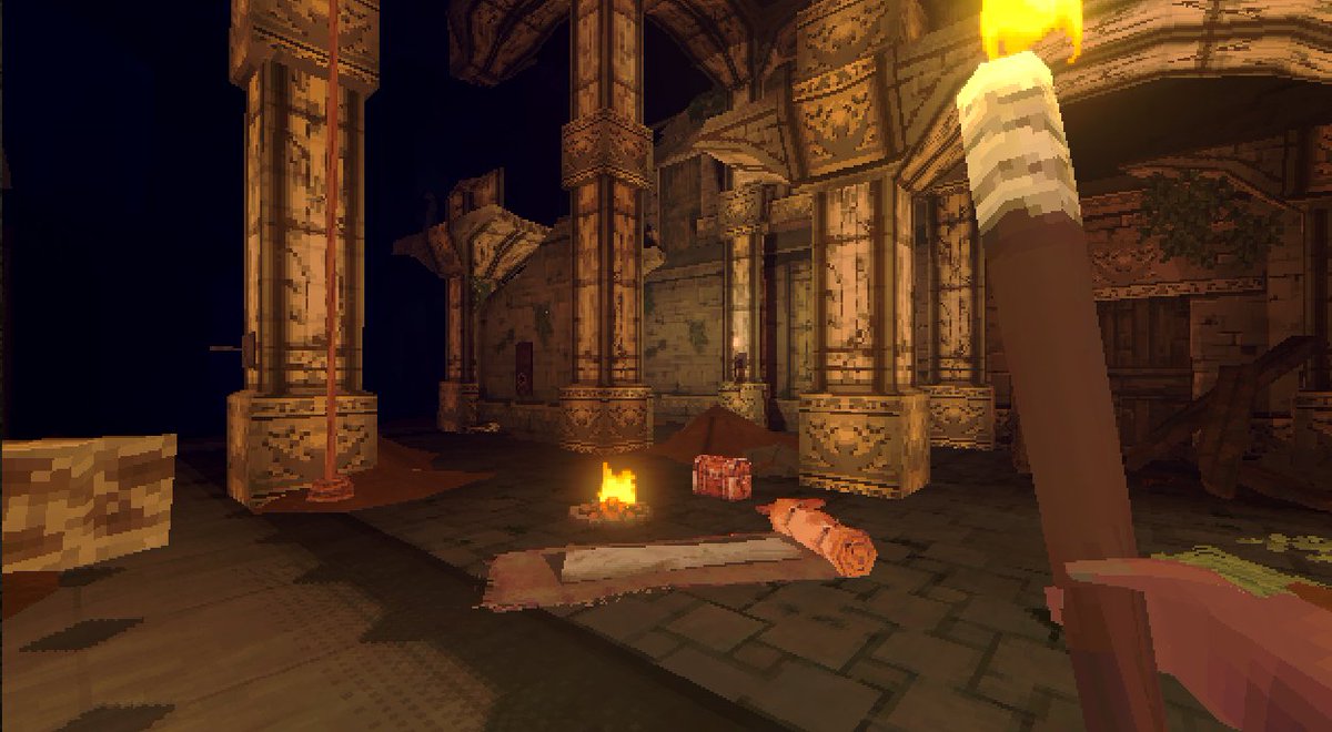 In Deep Dish Dungeon, you set up camp along your journey wherever you see fit, just like we do in real life!😊

Where's your real-life camp at today?