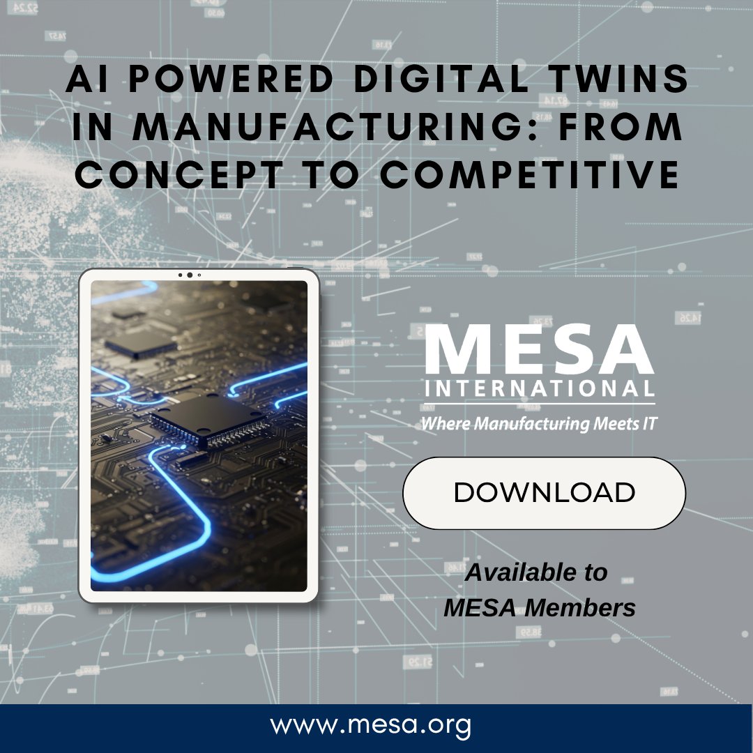 MESAp2e's tweet image. GM is rolling out Digital Twins across all factories, while BMW and Renault already use them in plant design and operations. The auto industry is leading the Digital Twin revolution, optimizing production, cutting waste, and boosting quality.

pathlms.com/mesa/courses/1…