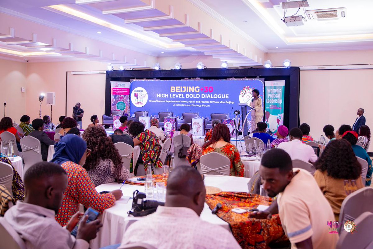 Joined <a href="/amwaafrika/">Akina Mama wa Afrika</a> and women leaders from across the continent at the Beijing+30 High Level Bold Dialogue forum in Kampala this morning.   Candid intergenerational conversations on progress, misses and opportunities.
#Beijingplus30 
#AMwA@40
#PowerofDialogue
