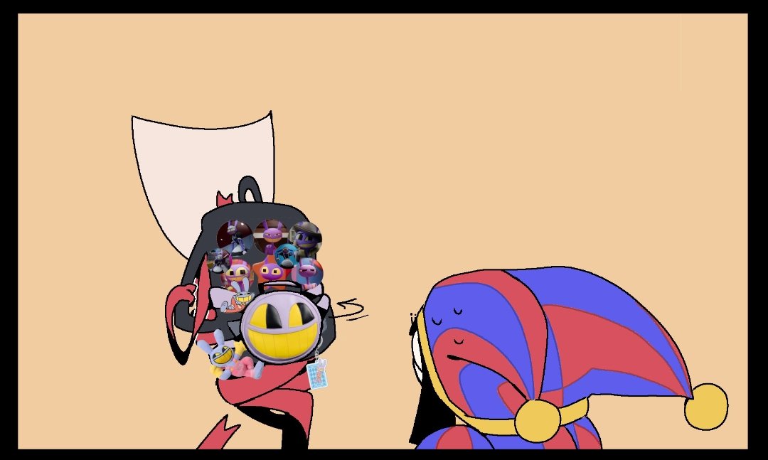 Gherkins_s's tweet photo. Original meme from @ketsuchan on Tumblr!!!XD
#TADC #ribbun #Pomni https://t.co/oJ8FhpFFiQ