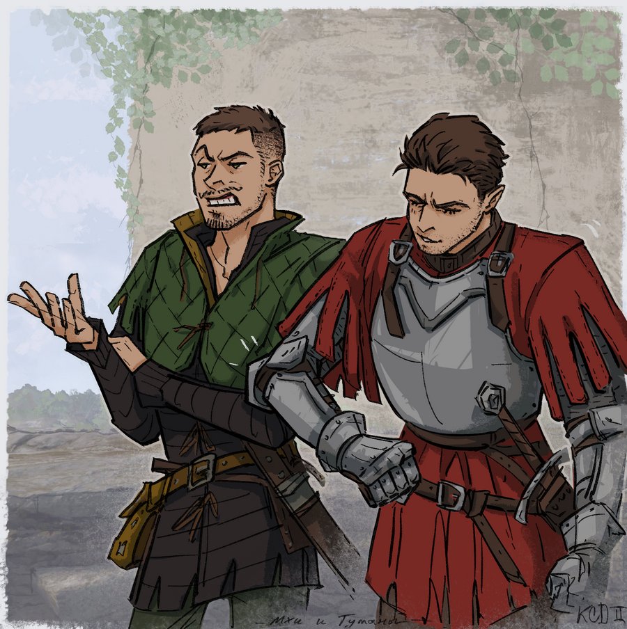Originally, there was dialogue here, but they turned out so silly without it. 
 I left it like that so feel free to add something here🤭
-------------
#kcd2 #henryofskalitz #samuel 
#KingdomComeDeliverance