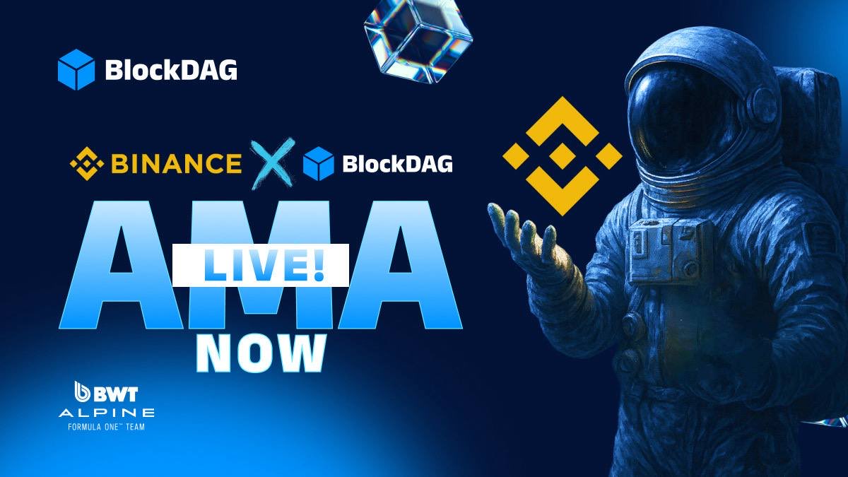 Binance x BlockDAG AMA LIVE NOW!! TUNE IN FOR THE AMA OF THE CENTURY HERE!  #Binance #BlockDAG #CryptoAMA #LiveNow #Blockchain #CryptoCommunity  #AMAoftheCentury #Web3 #CryptoNews #CryptoEvents