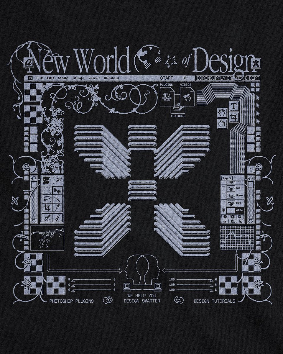 doronstudio's tweet image. a new world of design. in partnership with adobe creative cloud :)