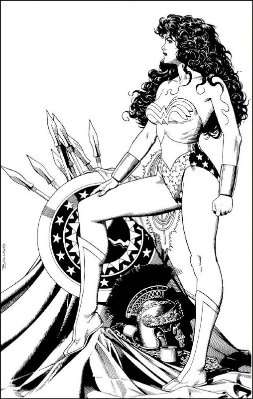 #wonderwoman artwork by #BrianBolland