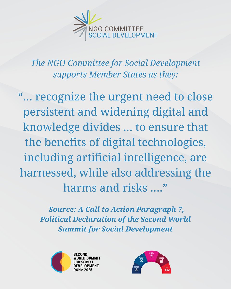 NGO Committee for Social Development tweet media