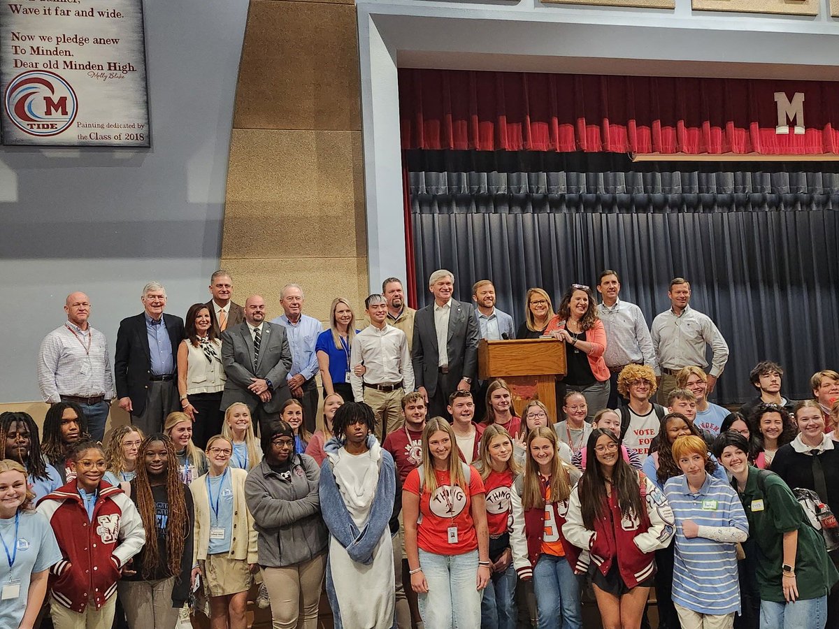 A big thank you to <a href="/Topher_Wilson4/">Topher Wilson</a> of Minden High School for inviting me to speak to his class about insurance earlier this week. Keep up the good work in class and on the field!