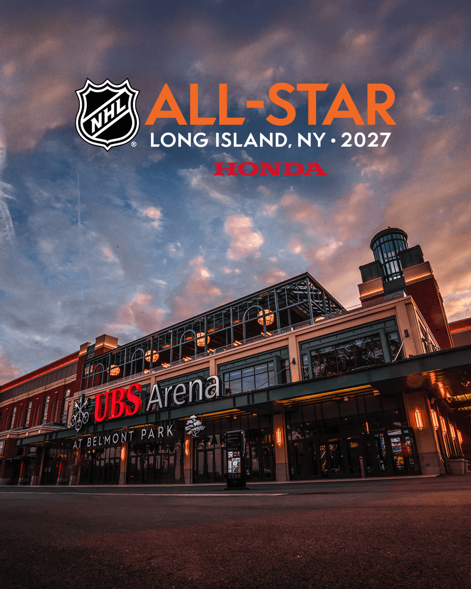 NYIslanders's tweet image. The 2027 Honda NHL® All-Star Weekend is officially coming to @UBSArena! Islanders Season Ticket Members will get priority access to tickets.

Stay in the know: bit.ly/4qFv48W
