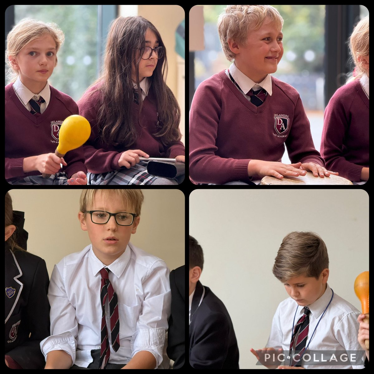 Drumming fun for Linmere!