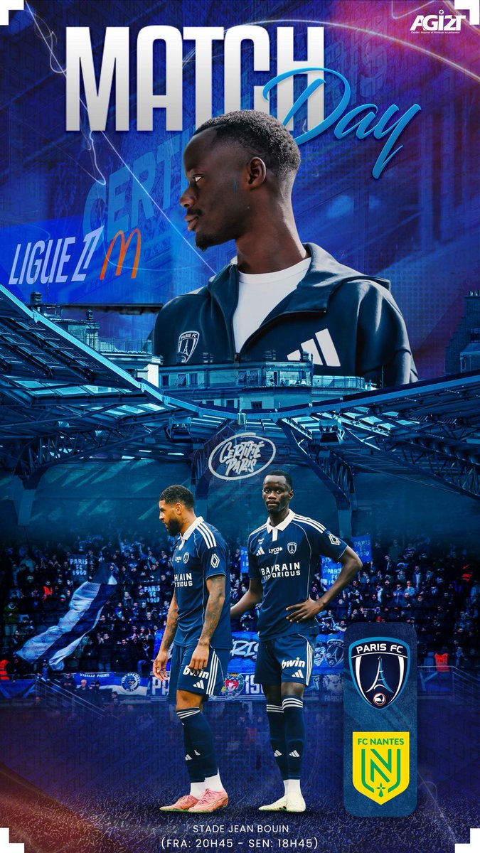 At home 🏟️

𝐀𝐥𝐥𝐞𝐳 𝐏𝐚𝐫𝐢𝐬 𝐅𝐂 🔵⚪️

#CertifiéParis | #PFCFCN | #ParisFC #FCNantes #Ligue1