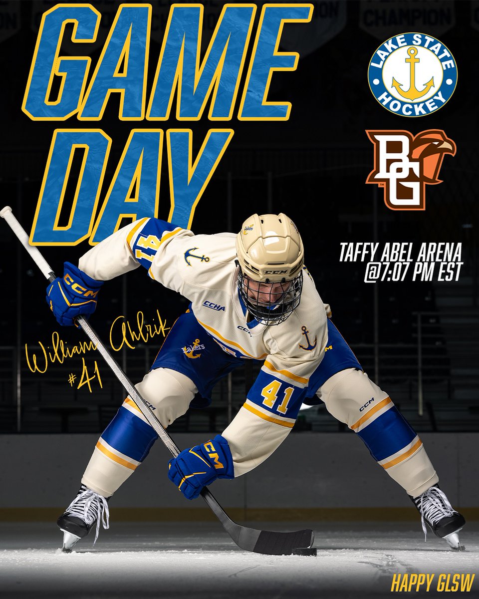 Big game tonight. We open up <a href="/CCHAHockey/">CCHA</a> play against the Falcons

See you there!

📈: tinyurl.com/58r39brc
📺: tinyurl.com/2tjfrsnc
 📻: 99.5 YES FM tinyurl.com/4yck7krn
🎟️: tinyurl.com/3zefeb3p