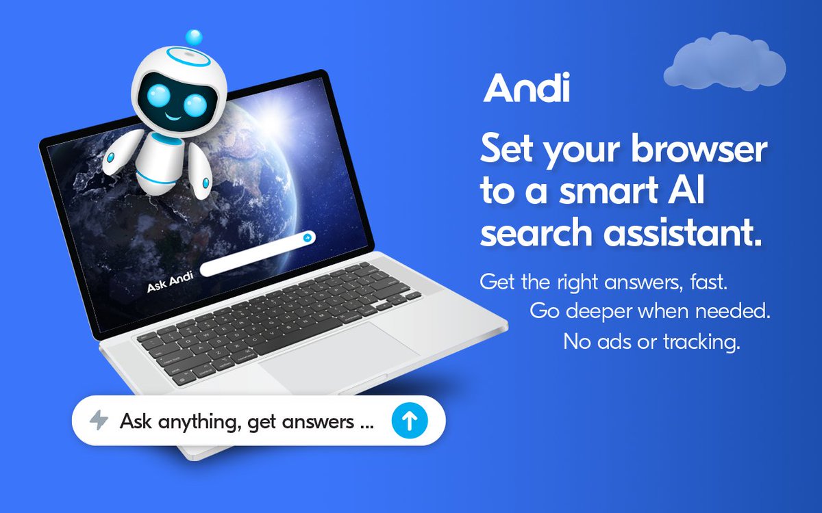 harindersaggi77's tweet image. 🧠 Andi Search combines AI and live web data to give fast, summarized answers — no ads, no noise, just clarity.#AI #AndiAI #SearchAI #Automation #Productivity #AItools #Innovation #ArtificialIntelligence #TechTrends