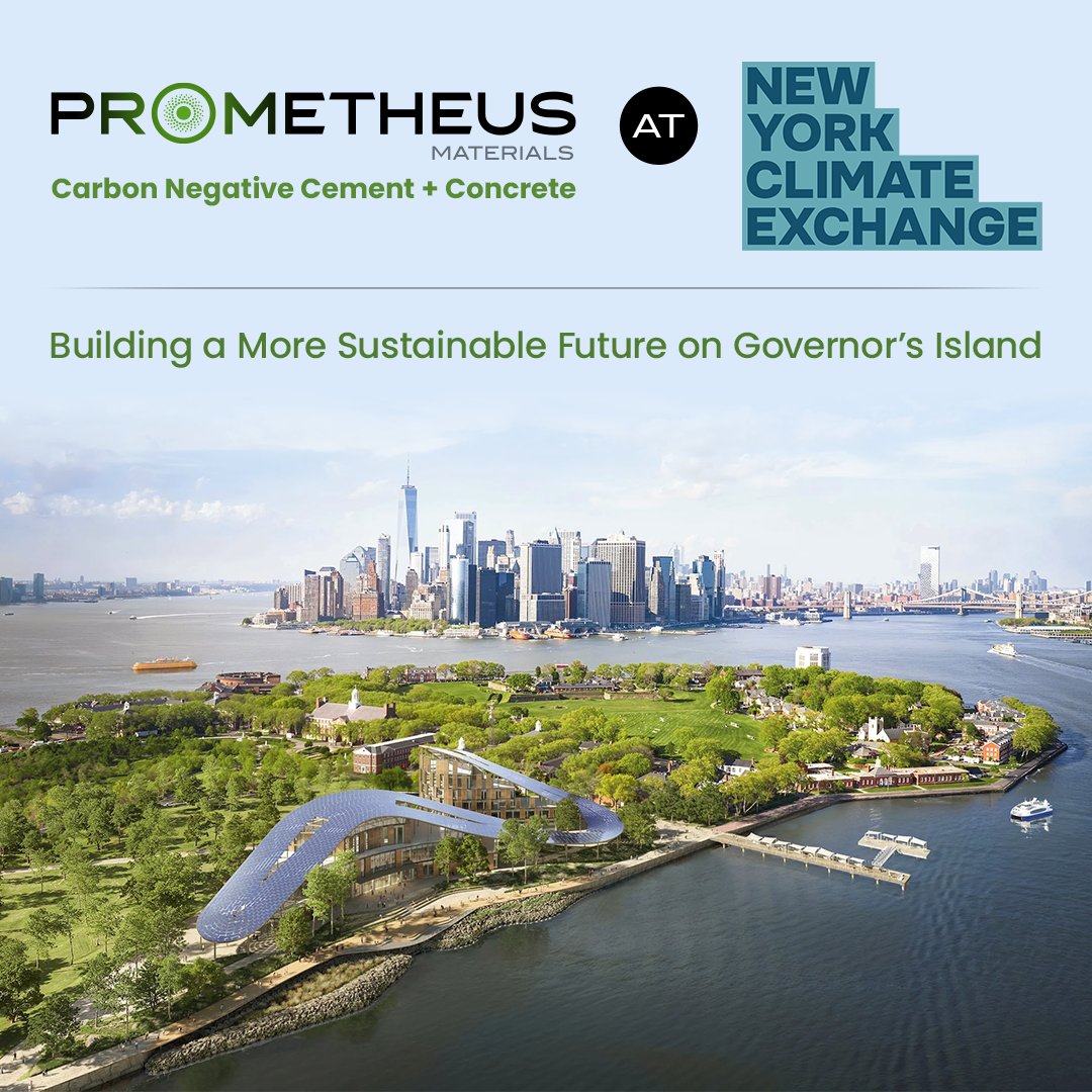 Prometheus Materials (@prometheusmats) on Twitter photo ::: ๐๐๐ ๐ก๐๐ช๐ฆ :::
Prometheus Materials has completed a landmark collaboration that brings our ProZEROโข carbon negative cement and concrete to New Yorkโs Governors Island!
This is just ONE of MANY projects, large and small, using our ProZEROโข line โ which includes ::: ๐๐๐ ๐ก๐๐ช๐ฆ :::
Prometheus Materials has completed a landmark collaboration that brings our ProZEROโข carbon negative cement and concrete to New Yorkโs Governors Island!
This is just ONE of MANY projects, large and small, using our ProZEROโข line โ which includes
