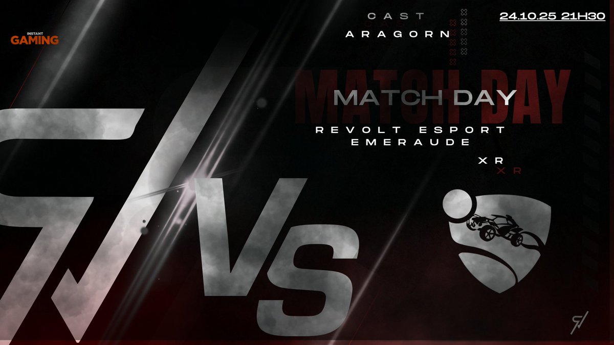 Revoltesport__'s tweet photo. 🎯Annonce Officielle

👤: Lu Emeraude
📅Date : 24/10/2025
🕗Heure : 21H30
🎥Diffusion : https://t.co/STYdyHFAB2
⚔️ Match : RocketBaguetteRisingStars Week 3 

#RevoltEsport💪🖤❤️ https://t.co/kY3jnWcWwt