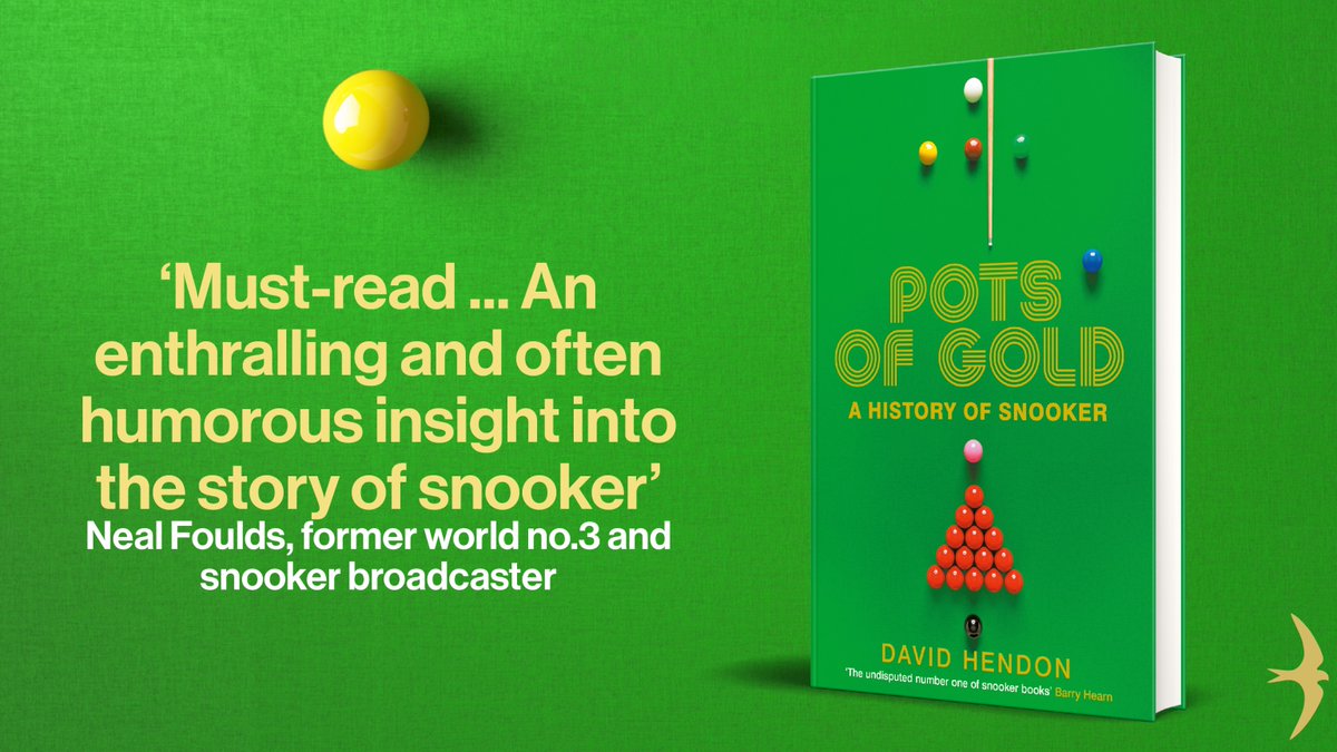 _SwiftPress's tweet image. ‘This is the undisputed number one of snooker books’ @BarryHearn

#PotsOfGold by @davehendon is out in all good bookshops.

Order yours now: bit.ly/4gvQIaU