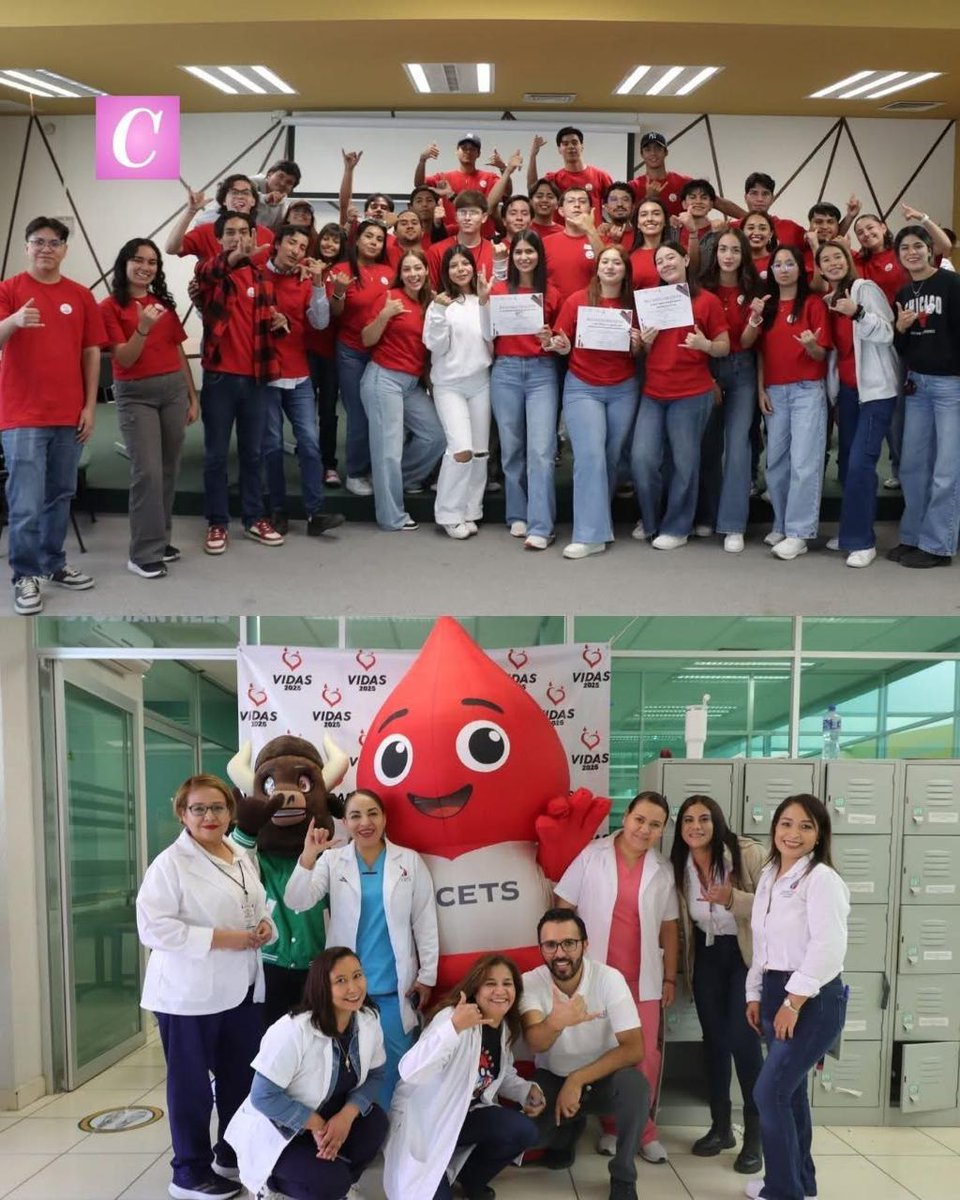 SSDurango's tweet photo. 🩸Con el apoyo de directivos, maestros y alumnos de la @UTDURANGO, en colaboración del Centro Estatal de Trasfusión Sanguínea, fue un éxito la Campaña de Donación de Sangre 2025.  
Agradecemos a los 210 predonantes y 106 aptos la solidaridad para salvar vidas. ❤️🫶 https://t.co/qdhLO1dTXV