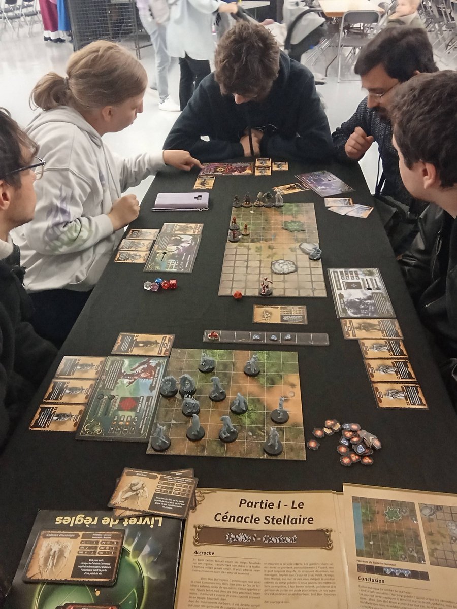 LegacyHoA's tweet photo. Another Kamo Play has come to an end with wonderful encounters. A big thank you to all visitors and the organizers.

We need 500 followers on Gamefound to move on to the next stage—spread the word, we're counting on you!

#boardgames #tabletopgames #jeuxdesociété #indiegame #jdr https://t.co/5P3u4yP4KX