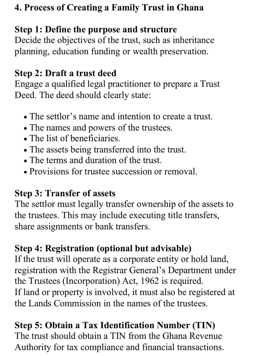 seth_doe22's tweet photo. You know in foreign countries you’ll hear the term:
“Trust Fund Baby.” 
Most Ghanaians don’t know that they can create a Trust fund for their family. 
Learn how it’s done here. https://t.co/zRL38gm0HR
